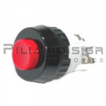Push Button Ø15.2mm OFF -  (ON)  0.7A/250V Red