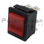 Rocker Switch | 12x30mm | ΟΝ - OFF | 10A/125V | Red