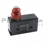Microswitch 3 Contacts 15A 125/250Vac IP54