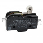 Microswitch 3 Contacts 15A 125/250Vac IP40 with Lever + Roller