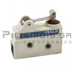 Microswitch 3 Contacts 10A 125/250Vac IP67 with Lever + Roller