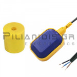 Float Switch Square 1 x SPDT (16A/250VAC) with Cable 3m