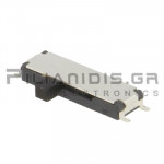 Slide Switch OFF-ON-ON SP3T 0.3A/4Vdc SMT With Support