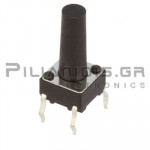 Tact Switch SPST-NO  6x6mm (Y: 13.0mm)  1.6N SMD