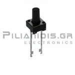 Tact Switch SPST-NO  6x6mm (Y: 9.5mm)  1.6N 2pins