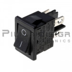 Rocker Switch 13x19mm  2 x ON - OFF I/O 10A/250V Black