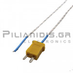 Temperature Sensor (Type K) -40C / +200C with PROBE 1m.