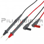 Test Leads 2mm | 60Vdc | Red - Black | 0.8m