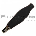 Crocodile clip 27mm | 2A | for Cable | Black