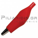 Crocodile clip 44.5mm | 5A | for Cable | Red