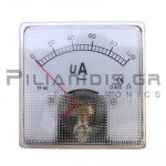 Analogue Ammeter DC 60x60mm 0-100μΑ