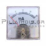 Analogue Ammeter DC 60x60mm 0-20mΑ