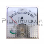 Analogue Ammeter DC 60x60mm 0-200mΑ