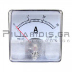 Analogue Ammeter DC 60x60mm 0-30Α 75mV