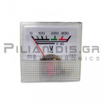Analogue Voltmeter AC 40x40mm 0-300V
