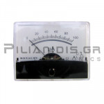 Analogue Ammeter DC 60x45mm 0-100μA