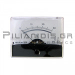 Analogue Voltmeter DC 60x45mm 0-30V