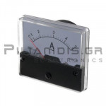 Analogue Ammeter AC 70x60mm 0-5A