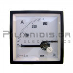 Analogue Ammeter DC 72x72mm 0-300Α 60mV