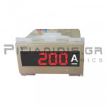 Digital Ammeter 72x36mm DC (0-5Α) Vin:100-240V