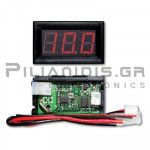 Digital Ammeter 45x26mm DC (0-10A) με SHUNT 