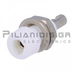 Banana Socket 2mm 10A White Soldering