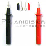 Set Test Probes | 4mm or (2mm) | 36A | 1000V CATIII | Connection: 4mm | Without Cables
