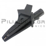 Adaptor | Banana 4mm Female - Alligator Clip Ø13mm | 91mm | 20A | 600V CATIV / 1000V CATIII | Black