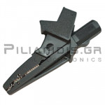 Adaptor | Banana 4mm Female - Alligator Clip Ø13mm | 91mm | 20A | 600V CATIV / 1000V CATIII | Grey