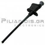 Test Clip 162mm | Flexible Clamp | with 4mm Female | 6A | 1000V CATII | Black