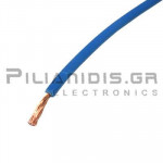 Cable PVC | 1.0mm² ( 252xØ0.07 ) | Ø3.8mm | 20A | 1000V | -20℃C / +80℃C | Blue