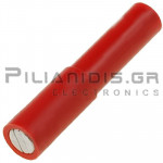 Adaptor | Banana 4mm Female - Magnetic Ø7mm Straight | 12A | 30VAC 60Vdc | Red