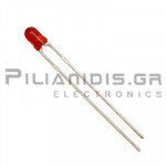 LED 3mm Red diffused 200-300mcd 50℃