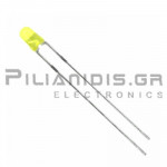 LED 3mm Yellow diffused 15mcd 60℃