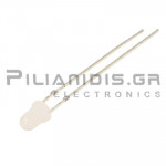 LED 3mm Water-clear Warm White 4200-5800mcd 30℃  2.7 to 3.4V