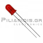 LED 5mm Red diffused 3800 - 6100mcd 30℃  1.6V to 2.5V