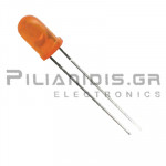 LED 5mm Orange diffused    30mcd  60℃ 2.0V to 2.5V