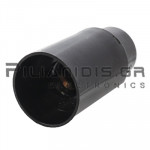 Phenolic E14 Lampholder Μ10 Black