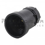 Plastic Lampholder E27 Black