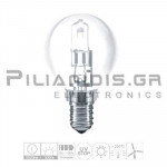 Halogen Lamp | E14 | Σφαιρική | 18W | Θερμό Λευκό 3000K |200Lm