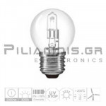 Halogen Lamp | E27 | Spherical | 28W | Warm White 2700K | 375Lm