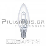 Halogen Lamp E14 30% Energy Saver 18W 200lm Candle