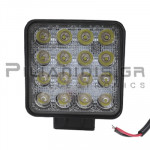 Aluminum Spotlight LED Black | 48W | 10-30Vdc | Cool White 6000K | 4080Lm | IP68