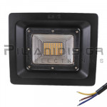 Aluminum Spotlight LED Black | 30W | 90-260VAC | Warm White 3000K | 2770Lm | IP66