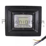 Προβολέας LED Αλουμινίου Μαύρος | 50W | 90-260VAC | Ψυχρό Λευκό 6000K | 5090Lm | IP66