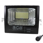 Aluminum Spotlight LED Black | 100W | 230VAC | Cool White 6000K | IP66