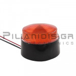 Warning Light STROBE &Oslash;76x52mm 12VDC Orange XENON IP65