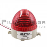Warning Light STROBE &Oslash;85x75mm 24VDC Red