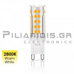 LED Lamp | G9 | Plastic | 4W | Warm White 2800K | 300Lm