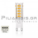 LED Lamp | G9 | Plastic | 4W | Natural White 4000K | 300Lm